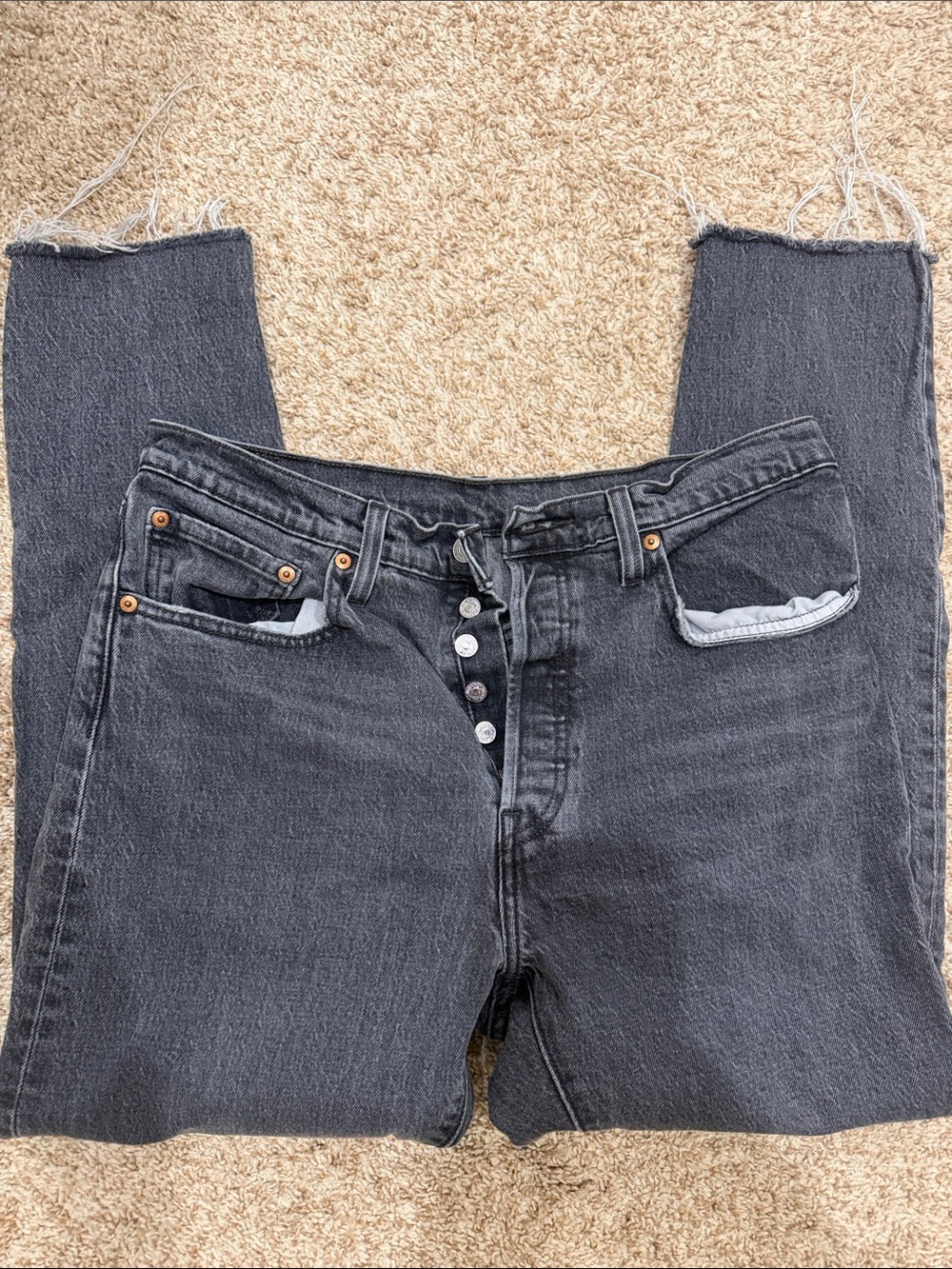 Levi’s 501 skinny jeans sz 31x28